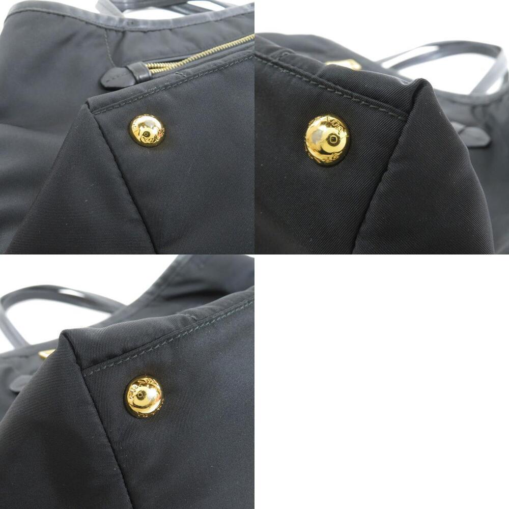 Prada 2way convertible tote bag black leather - Picture 10 of 11